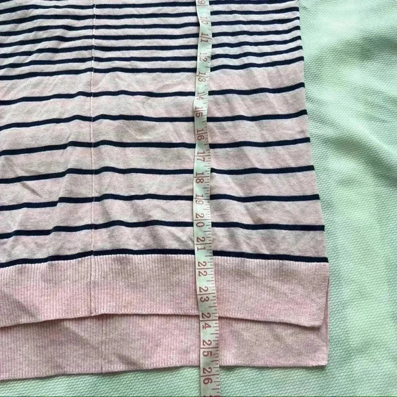 Lilly Pulitzer Melenie Sweater Heathered Pink Tropics Tint Amore Stripe … - Picture 9 of 11